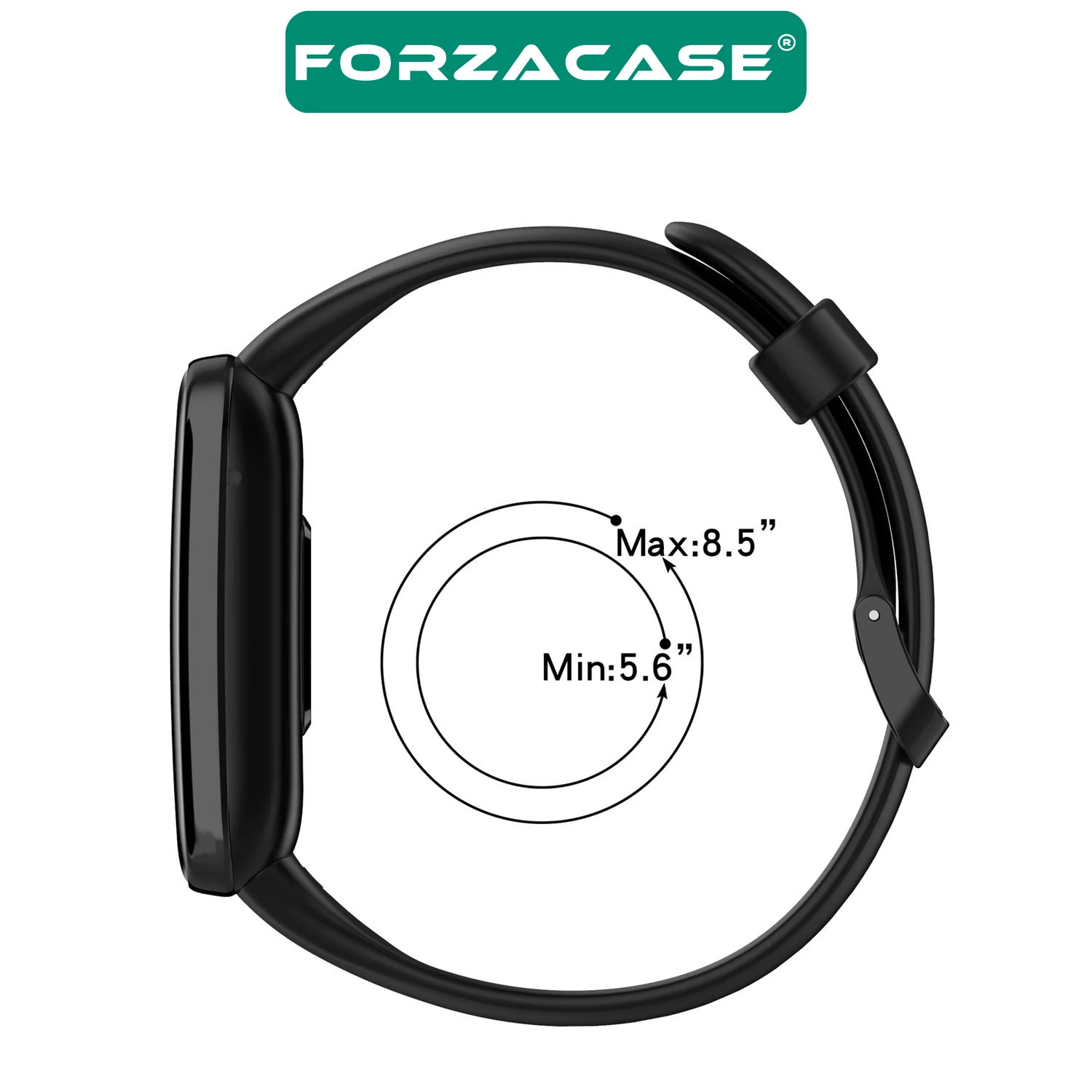 Forzacase Xiaomi Smart Band 7 Pro ile uyumlu Silikon Kordon Kayış - FC1146